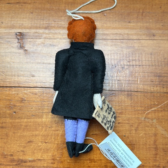 🇰🇬Handmade felt ornament of Thomas Jefferson. Made in Kyrgyzstan. NWT. - Picture 3 of 5